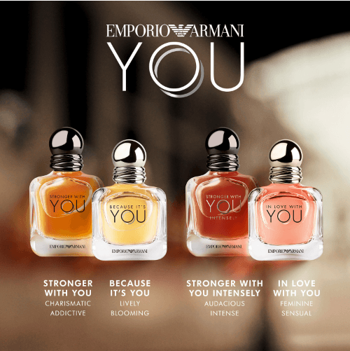 collezione di profumi armani emporio you
