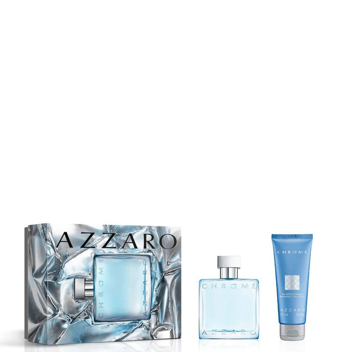 Azzaro CHROME Coffret Eau de Toilette 50ml + Gel douche 75ml