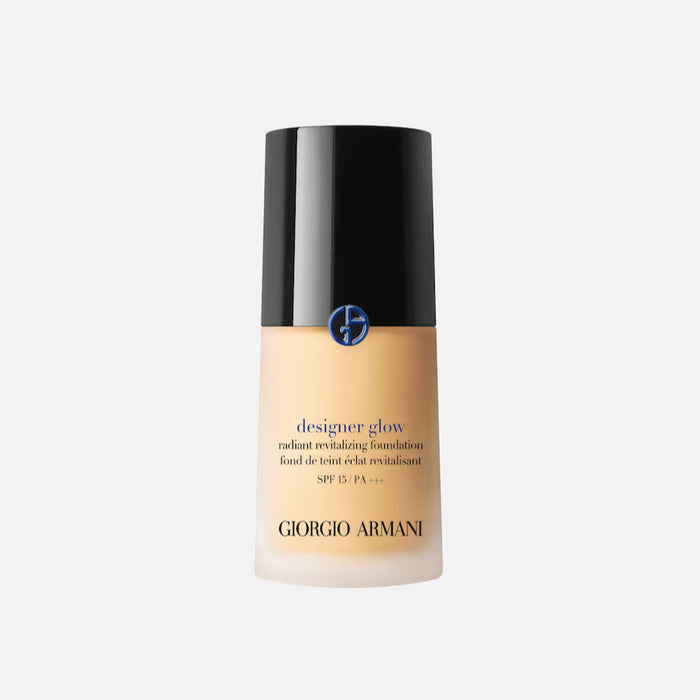 Armani Designer Glow Revitalisierende Foundation Nr. 3-Parfümerie Olara-1 