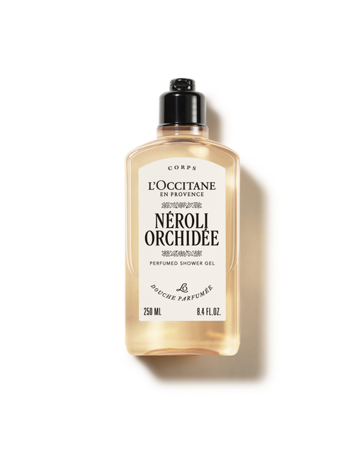 L'Occitane Gel Douche Parfumée Néroli & Orchidée-Parfumerie Olara-1 