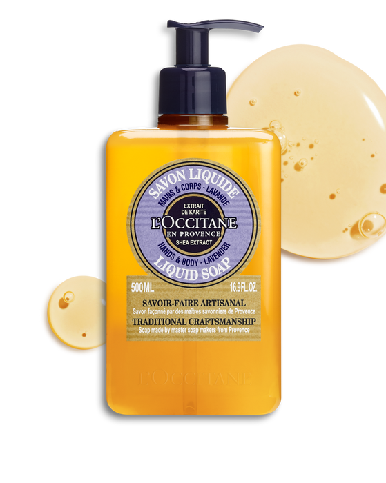 L'Occitane Savon Liquide Mains & Corps Lavande Karité