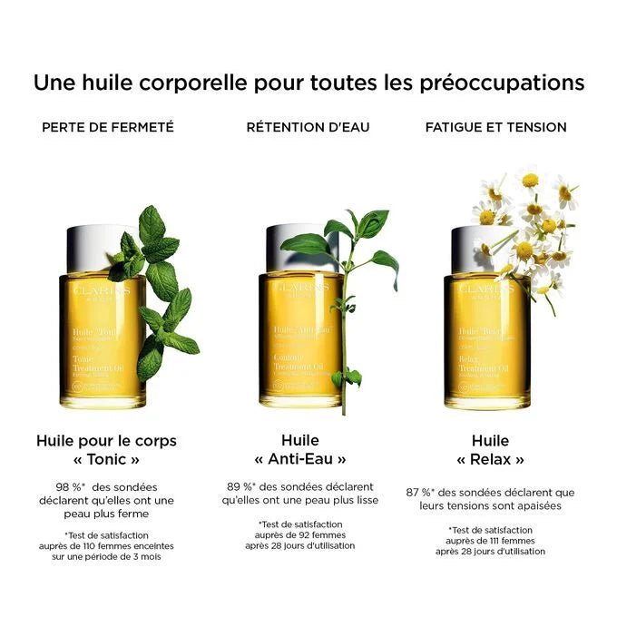 Clarins - Huile Tonic - Extraits de plantes
