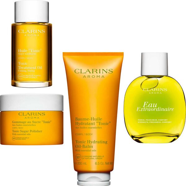 Clarins - Aroma Baume-Huile Corps Hydratant Tonic